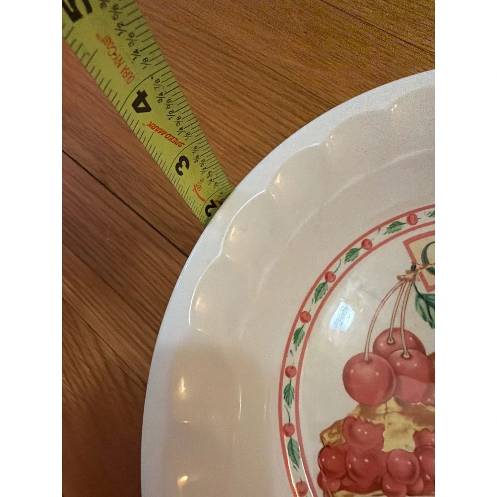 Himark Cherry Recipe Pie Dish 10 Inch